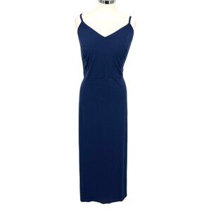 Market & Spruce Strappy Classic Sleeveless Maxi Dress Navy Blue Size 1X NWT